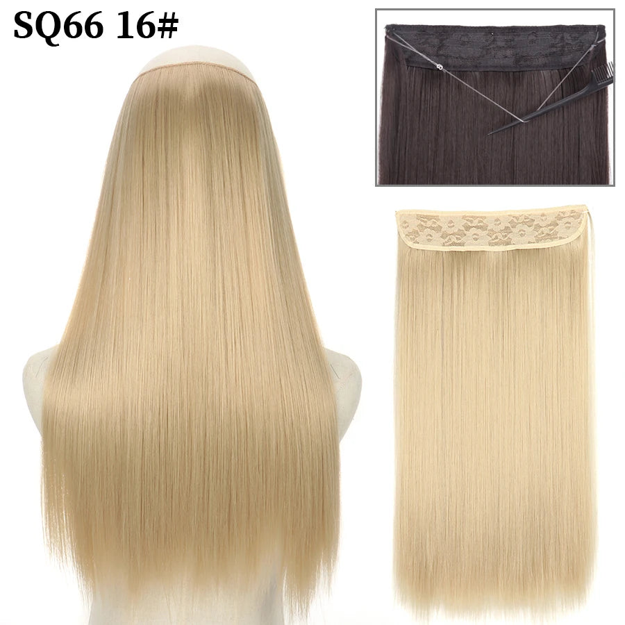 Straight clip-in hair extension 16 Honey blonde | Dream Shop