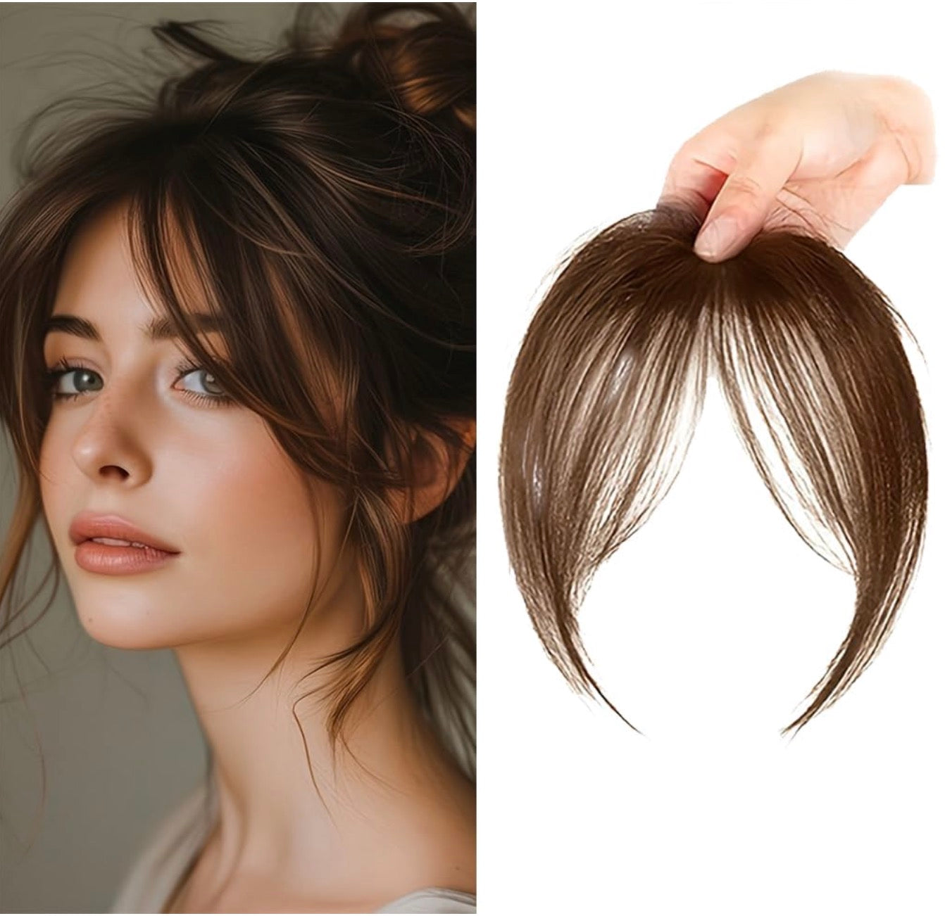 extensiones de flequillo con clip