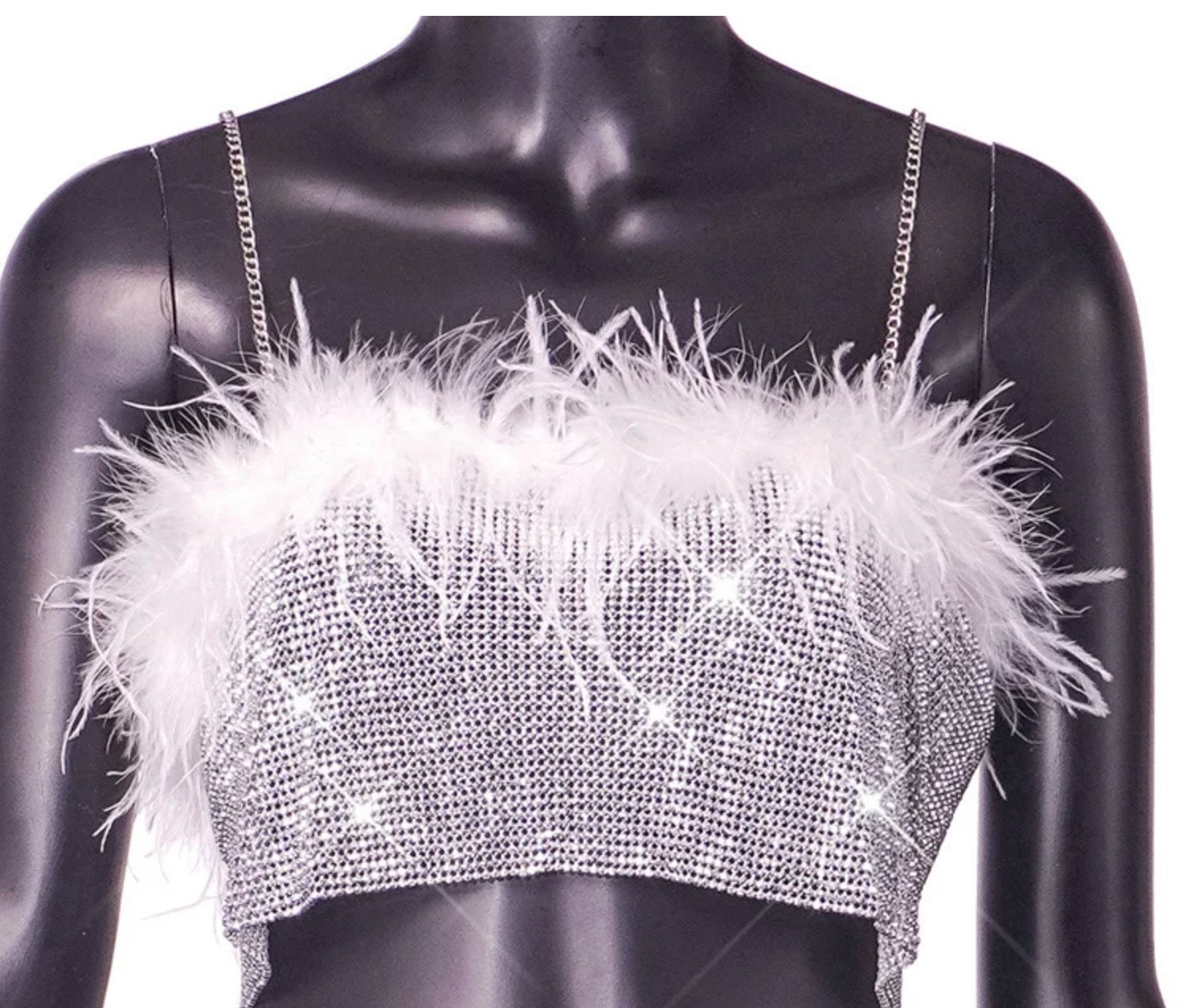 Top Snowflake — spalline regolabili crop | Dream Shop