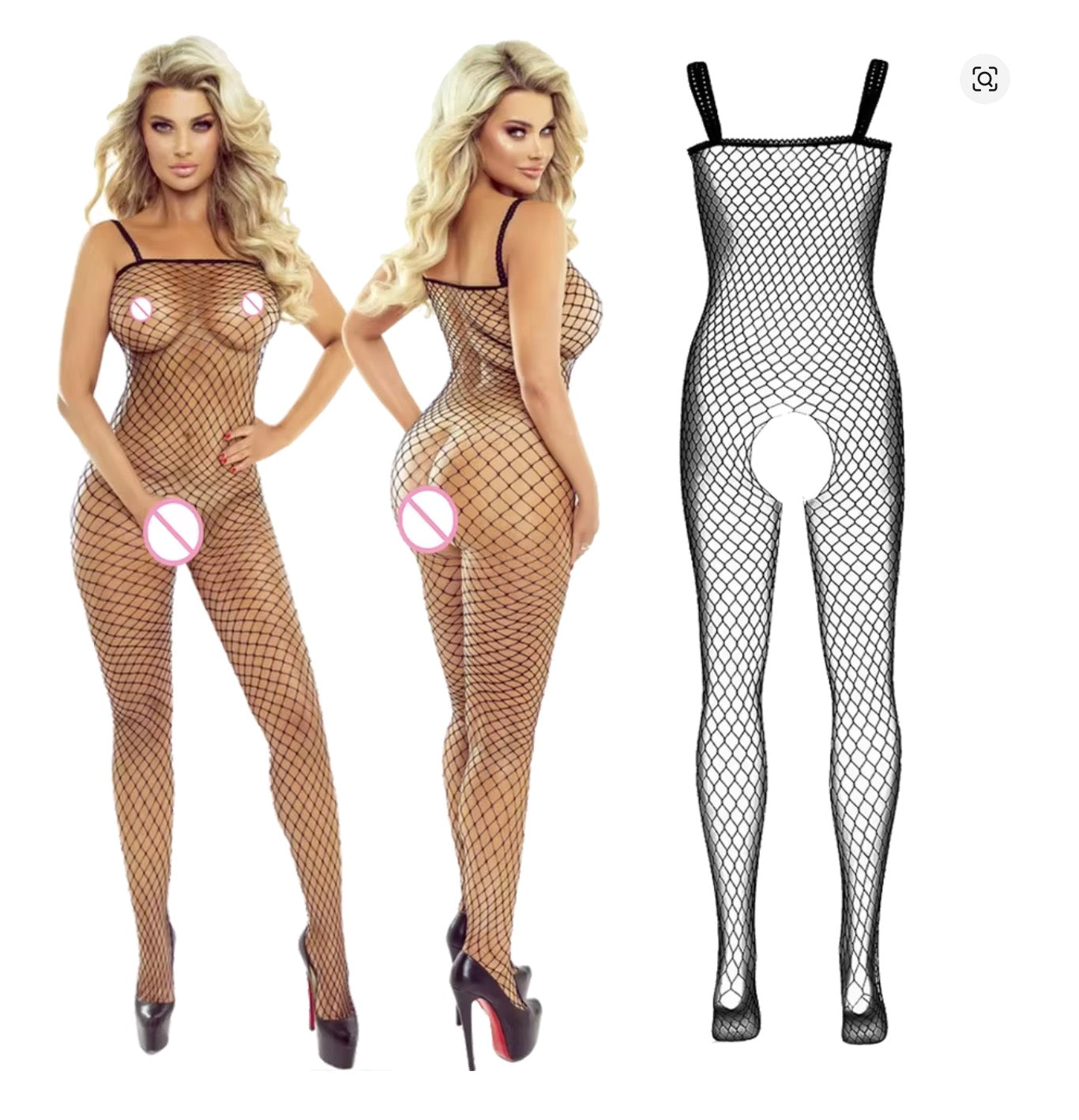 Catsuit Intimo Sexy Erua con 34 modelli in rete e pizzo elasticizzato