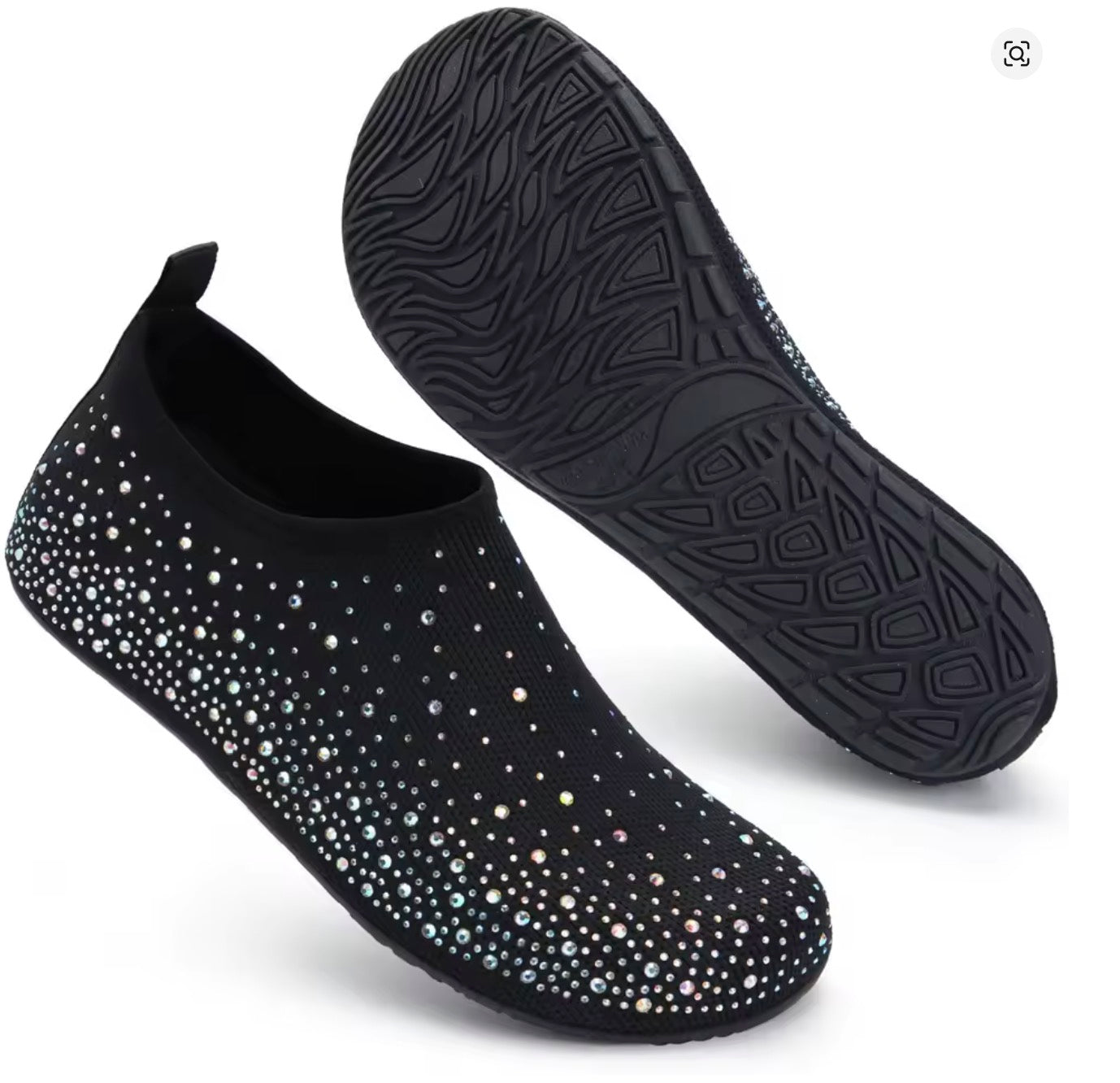 Slipper in mesh con strass Slipper Strass Comfort