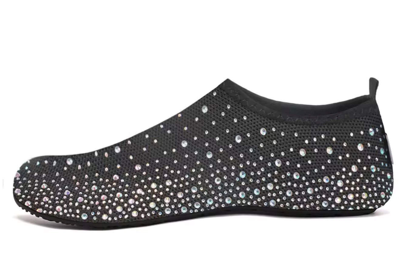 Slipper in mesh con strass Slipper Strass Comfort