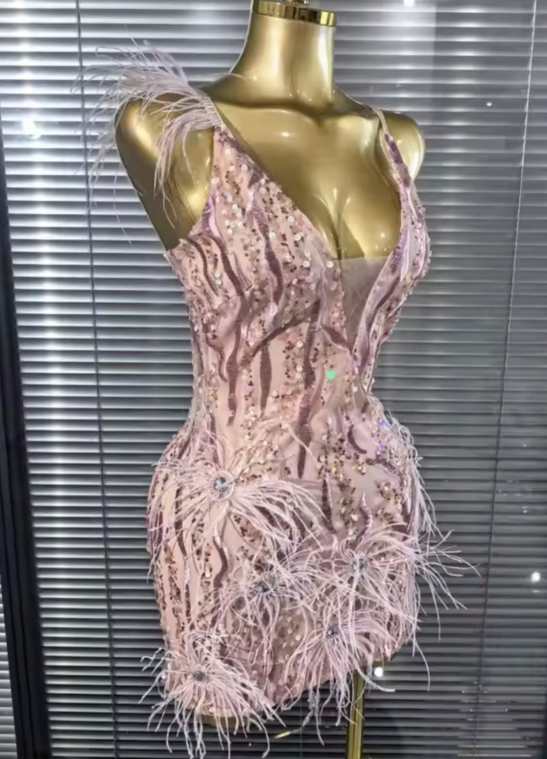 Plumage Selyh Dress — silhouette gala lusso | Dream Shop