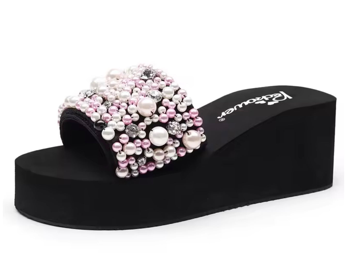 Ciabatte perle e strass
Flat suola comfort 3 o 6 cm