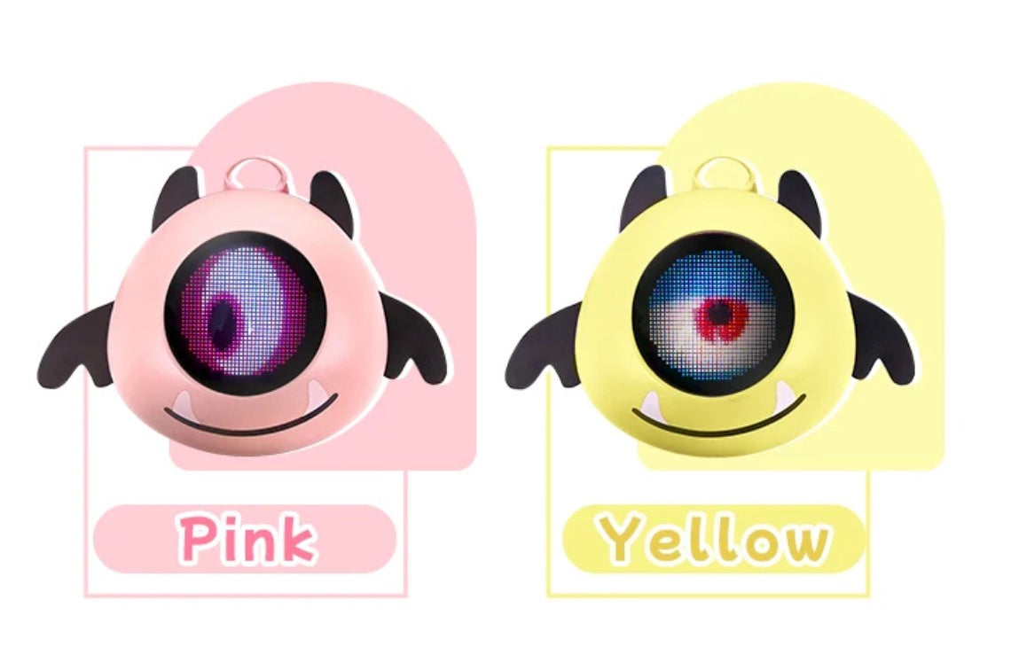 Zaino LED Angel Eye colori disponibili rosa e giallo | Dream Shop