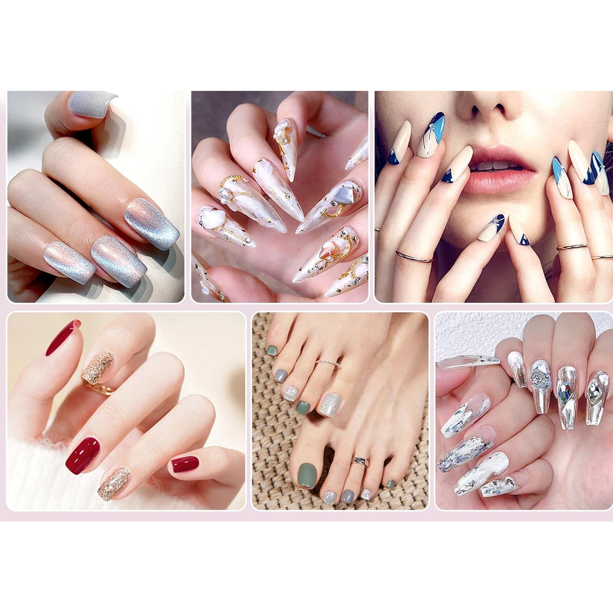 Gel manicure, gel polish and nail art cured with the UV LED lamp | Dream Shop