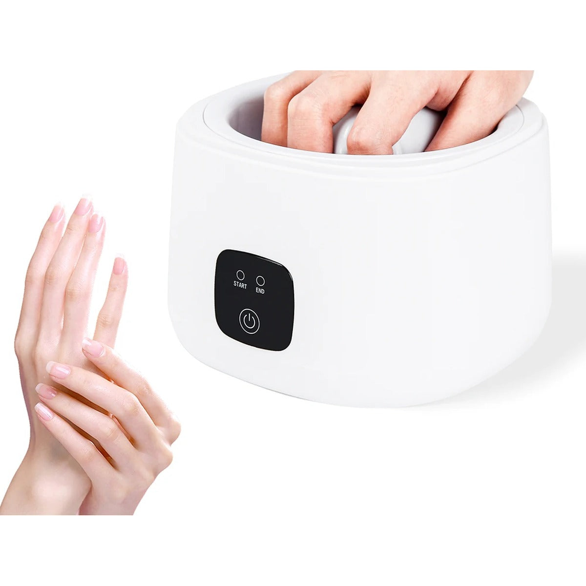 Steam gel polish remover with fingers soaking in the heated bowl | Dream Shop