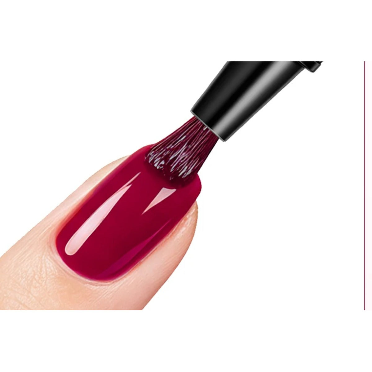 Applying the gel nail polish pen: one swipe straight onto the nail | Dream Shop