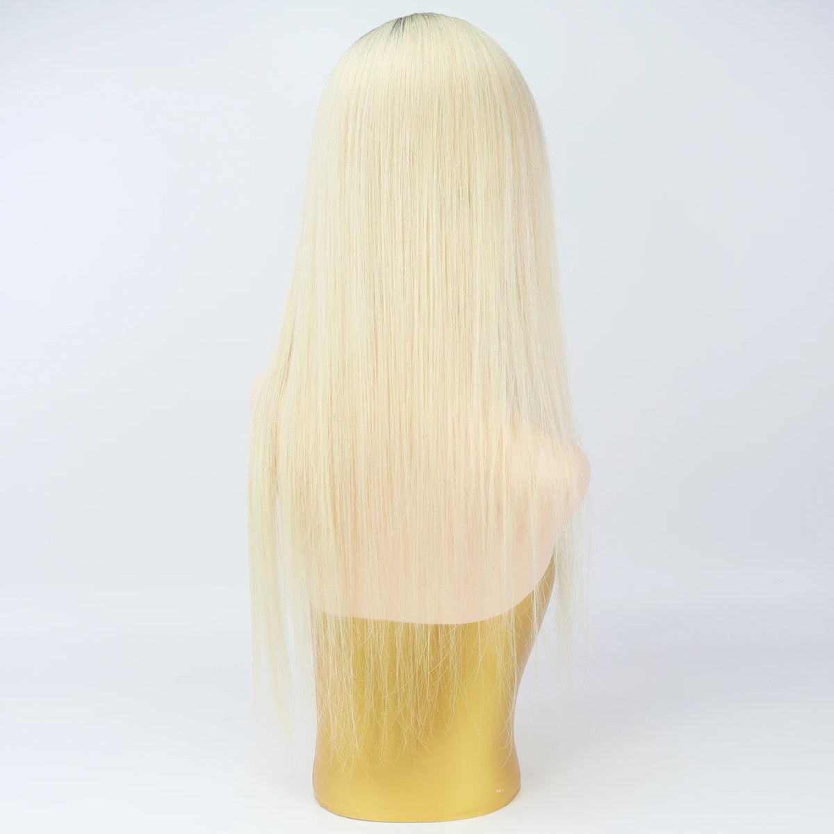 Long balayage human hair topper back view length | Dream Shop