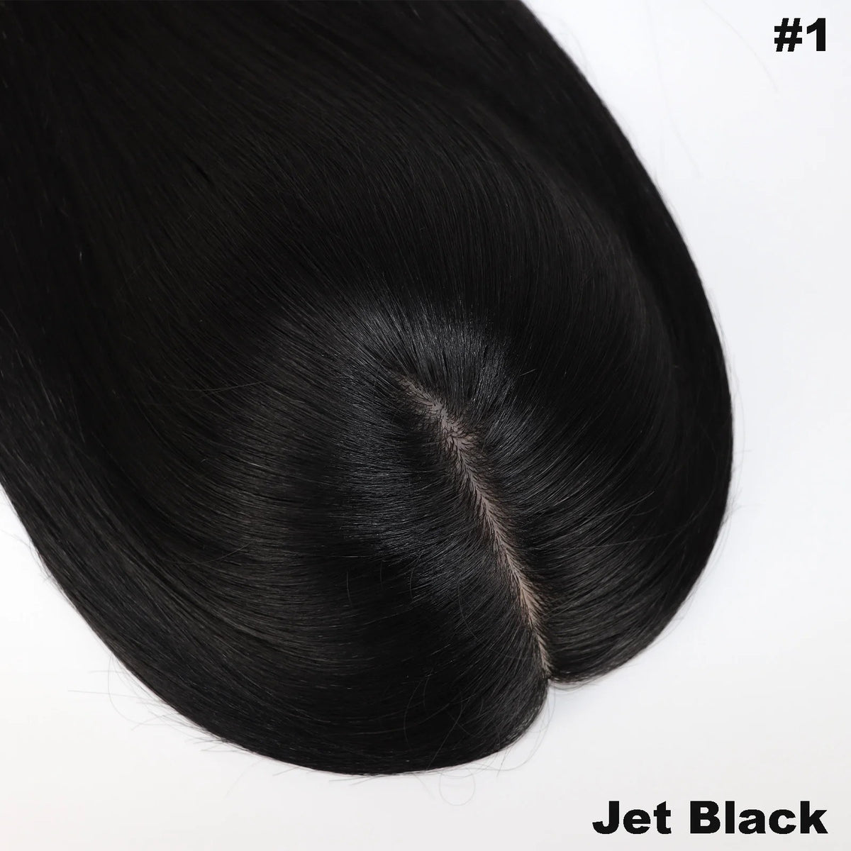 Topper cheveux naturels longs ondulés détail noir de jais | Dream Shop