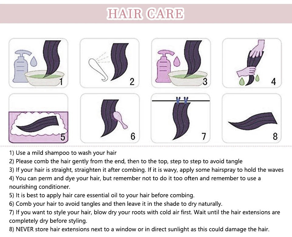 Wavy human hair topper care guide | Dream Shop