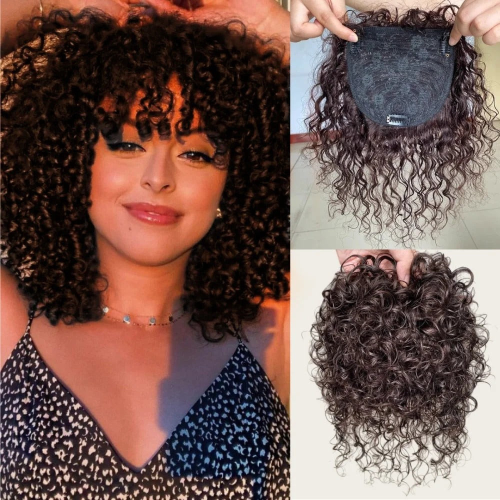 Topper cheveux naturels bouclés modèle bouclée et base | Dream Shop