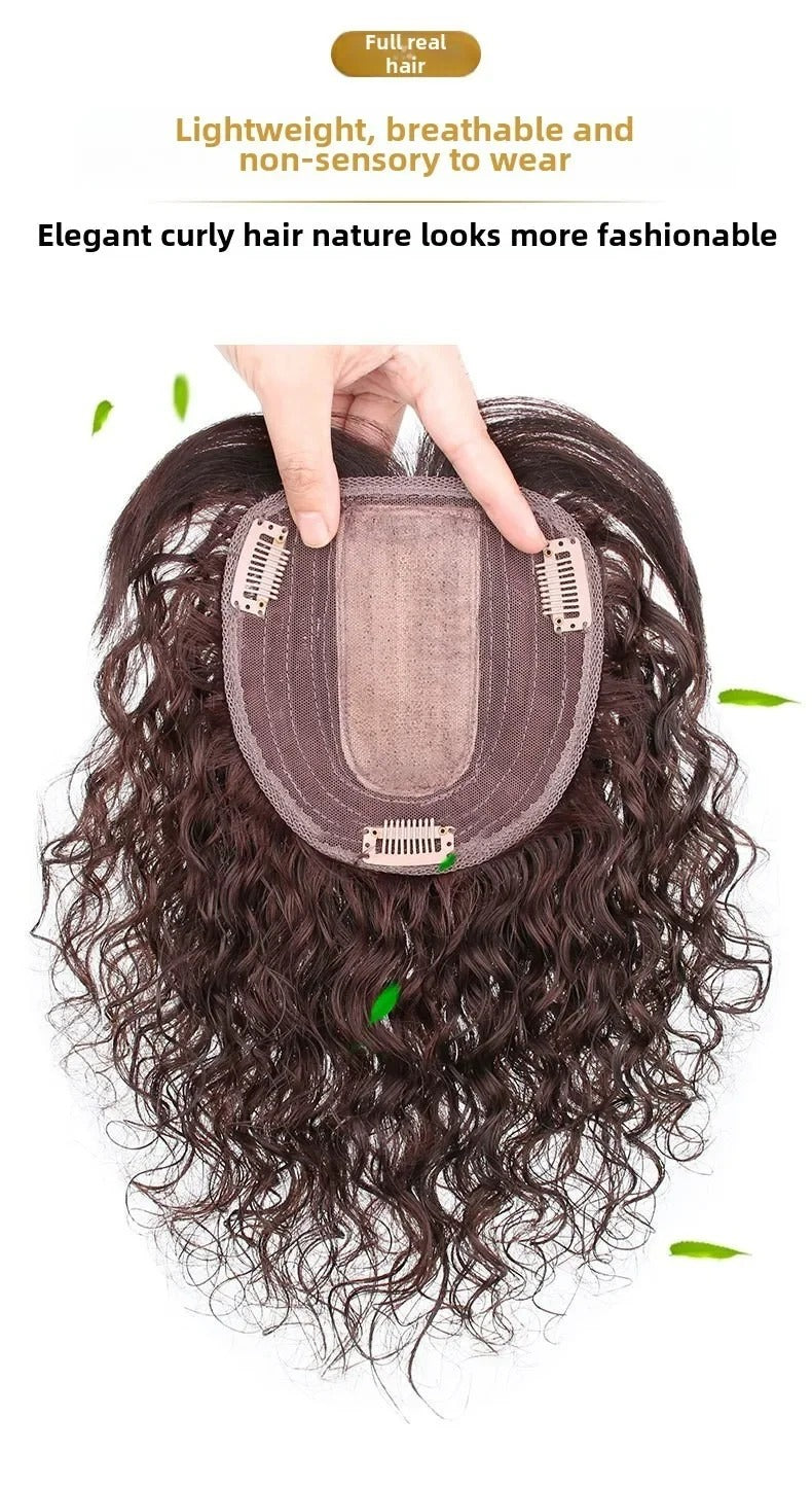 Topper cheveux naturels bouclés base légère | Dream Shop