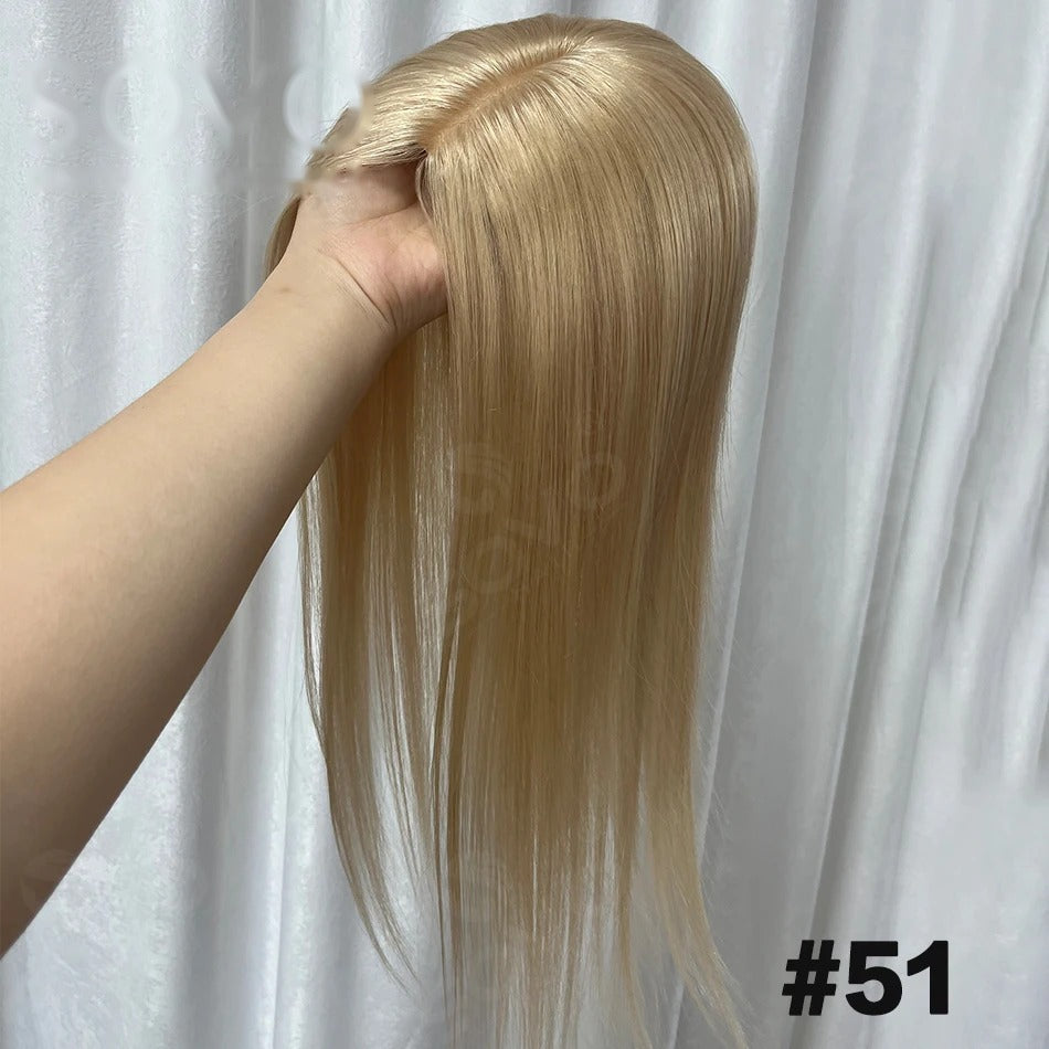 Topper mèches cheveux naturels blond doré | Dream Shop