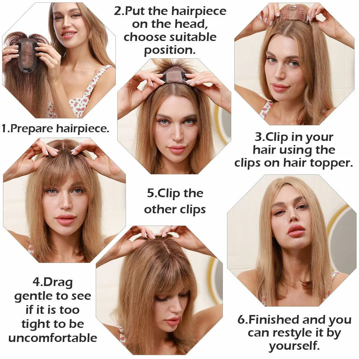 Topper mechas a contraste cómo colocarlo paso a paso | Dream Shop