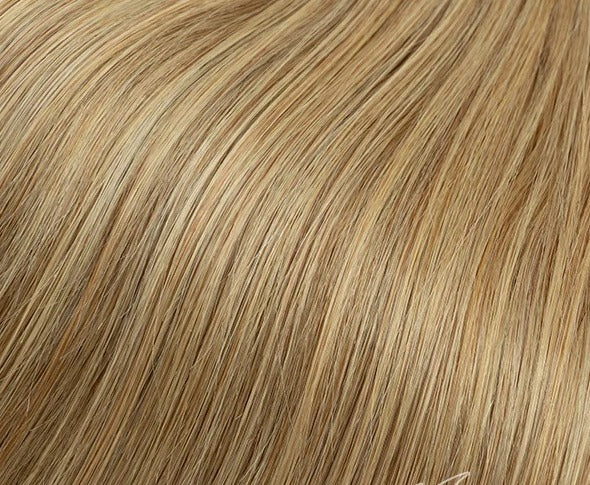 Topper avec frange cheveux naturels couleur blond miel | Dream Shop