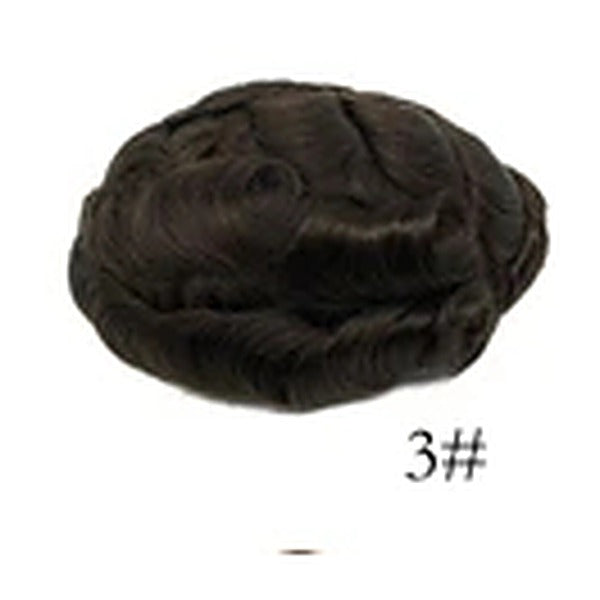 Topper uomo mosso colore 3 Castano scuro | Dream Shop