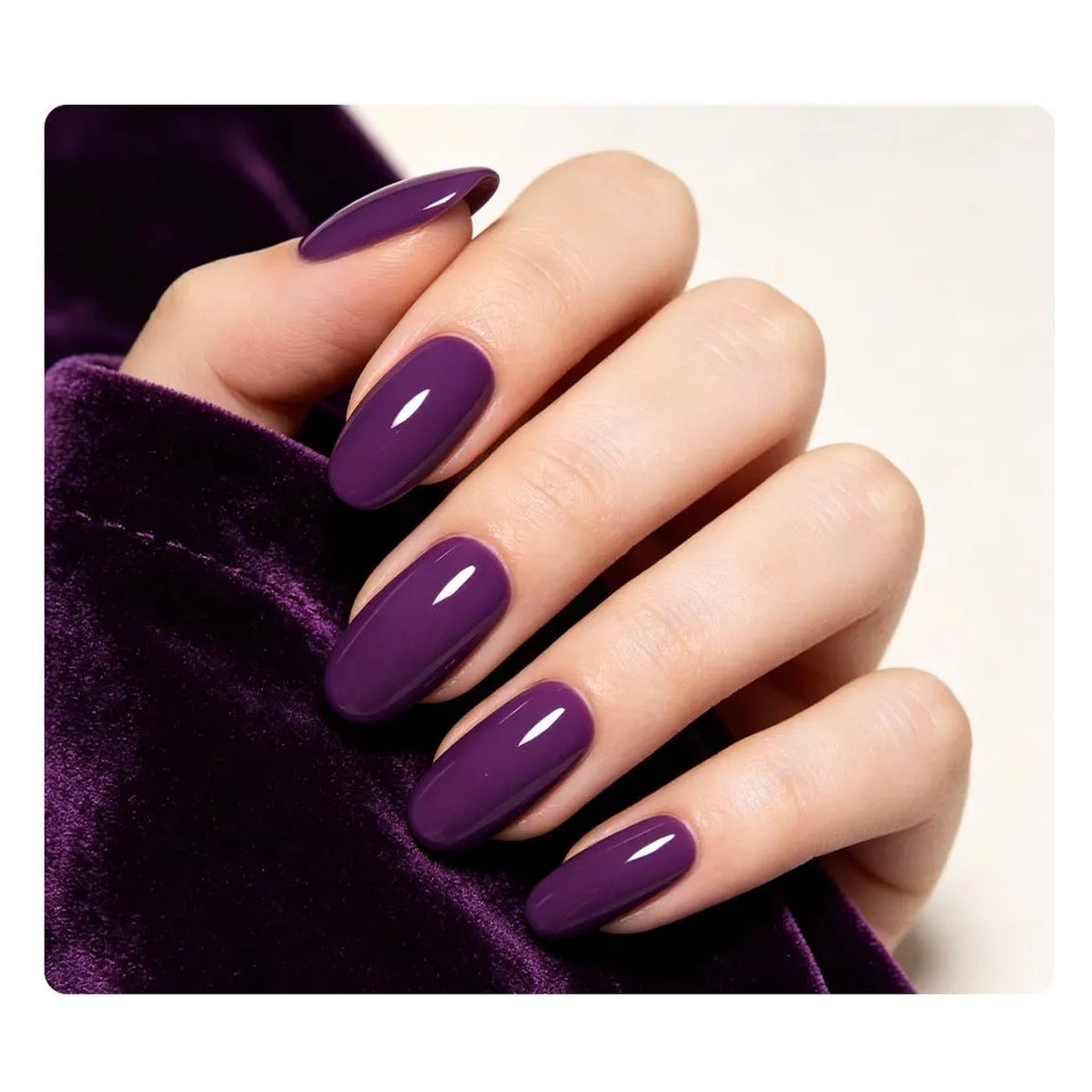 Gel nail polish pen in plum purple, glossy salon finish | Dream Shop