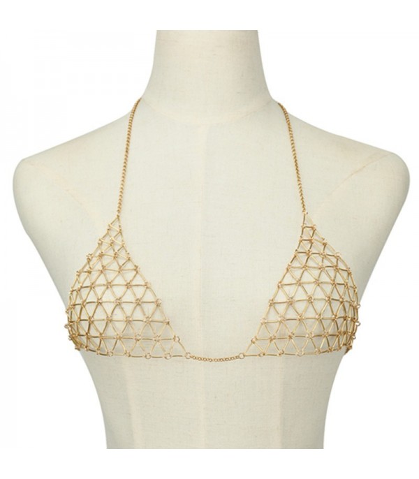 Prinj metal mesh bra