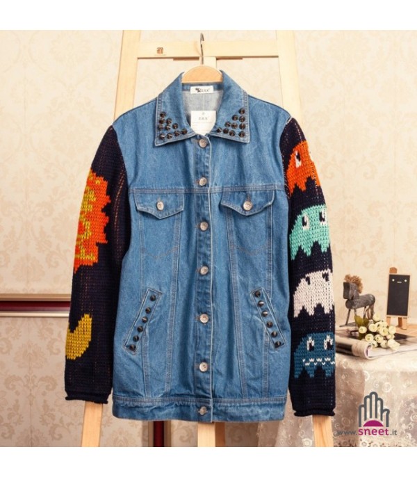 Pacman denim jacket - Dream Shop