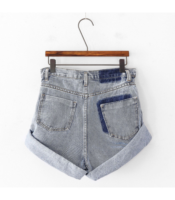 Candy denim shorts