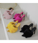 Plush heels