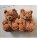 Giant teddy bear slippers