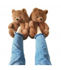 Giant teddy bear slippers