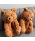 Giant teddy bear slippers