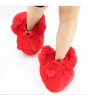 Giant teddy bear slippers