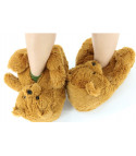 Giant teddy bear slippers