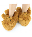 Giant teddy bear slippers