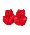 Giant teddy bear slippers