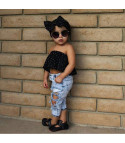 Completo bimba top pois + jeans