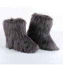 Briki furry ankle boots