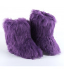 Briki furry ankle boots