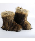 Briki furry ankle boots