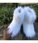 Briki furry ankle boots