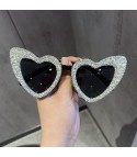 Occhiali da sole glitter heart