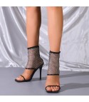 Tomfy fishnet heels