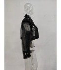 Rockit tulle faux leather jacket