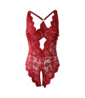 Openbackless lace bodysuit