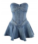 Minidress denim Lwika