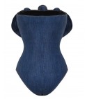 Tamasa dark denim bodysuit and trousers