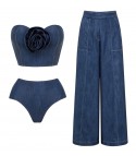 Tamasa dark denim set