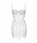 Coachella Waves Rhinestone Minidress