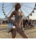 Coachella Waves Rhinestone Minidress