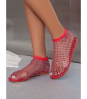 Hengy Rhinestone Mesh Ballerina