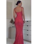 Red mermaid dress