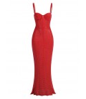 Red mermaid dress